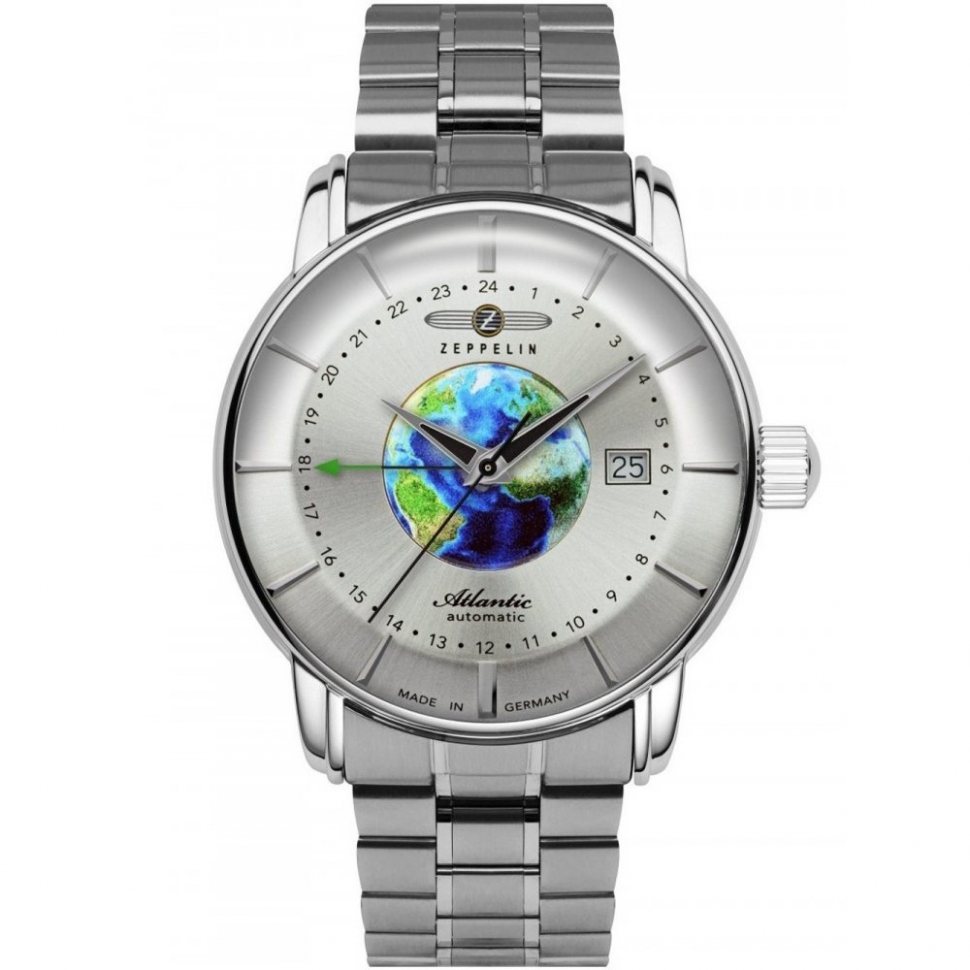 Zeppelin 8468MB-1 Mens Watch Atlantic Automatic 43mm 5ATM 