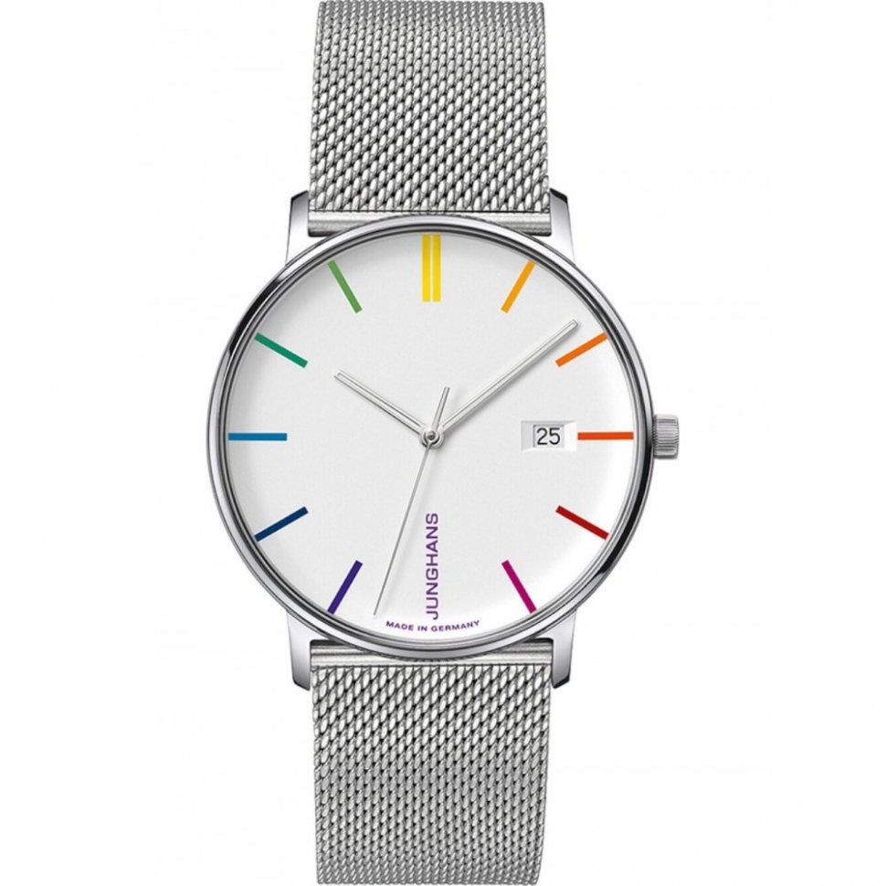 Junghans 41458044 Mens Watch FORM Quarz Bauhaus Edition 39mm 5ATM 