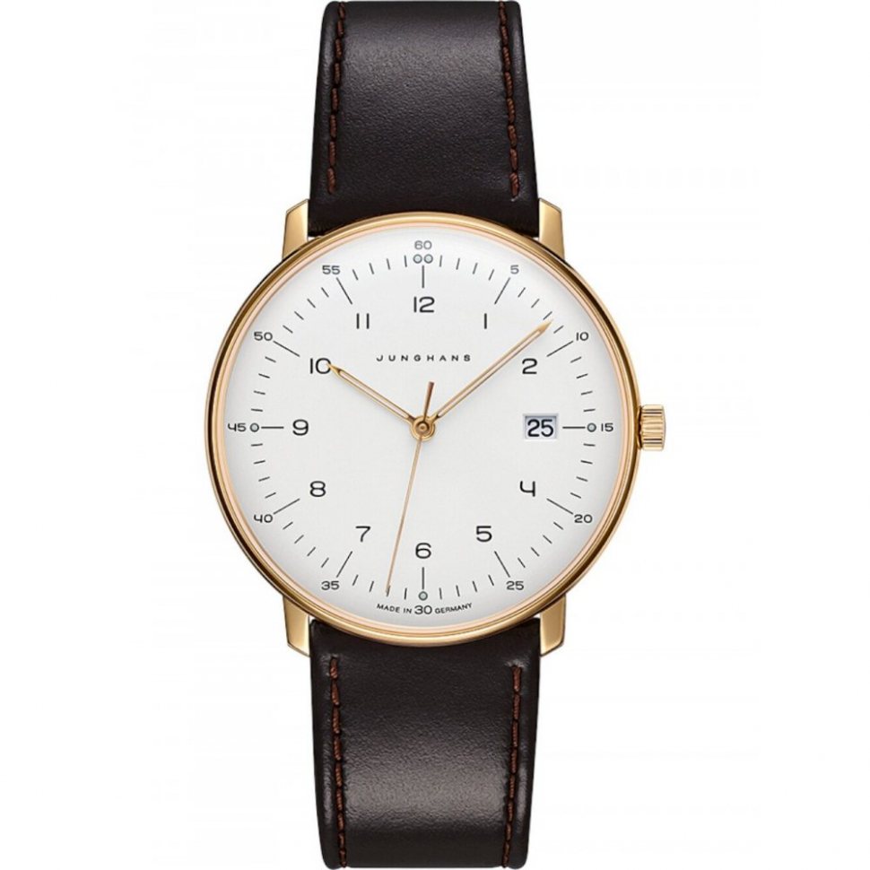 Junghans 41787202 Mens Watch Max Bill Quarz 38mm 5ATM 