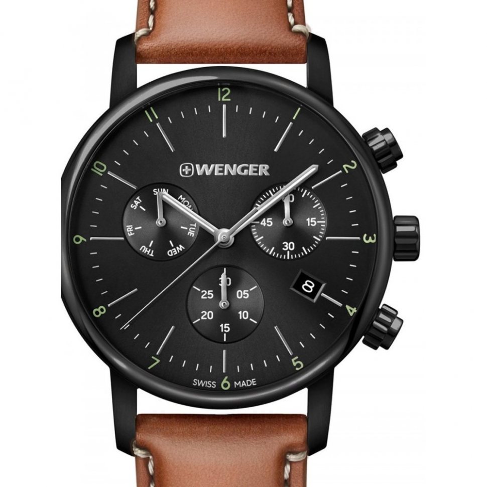 Wenger 01.1743.115 Urban Classic Chronograph 44mm 10ATM