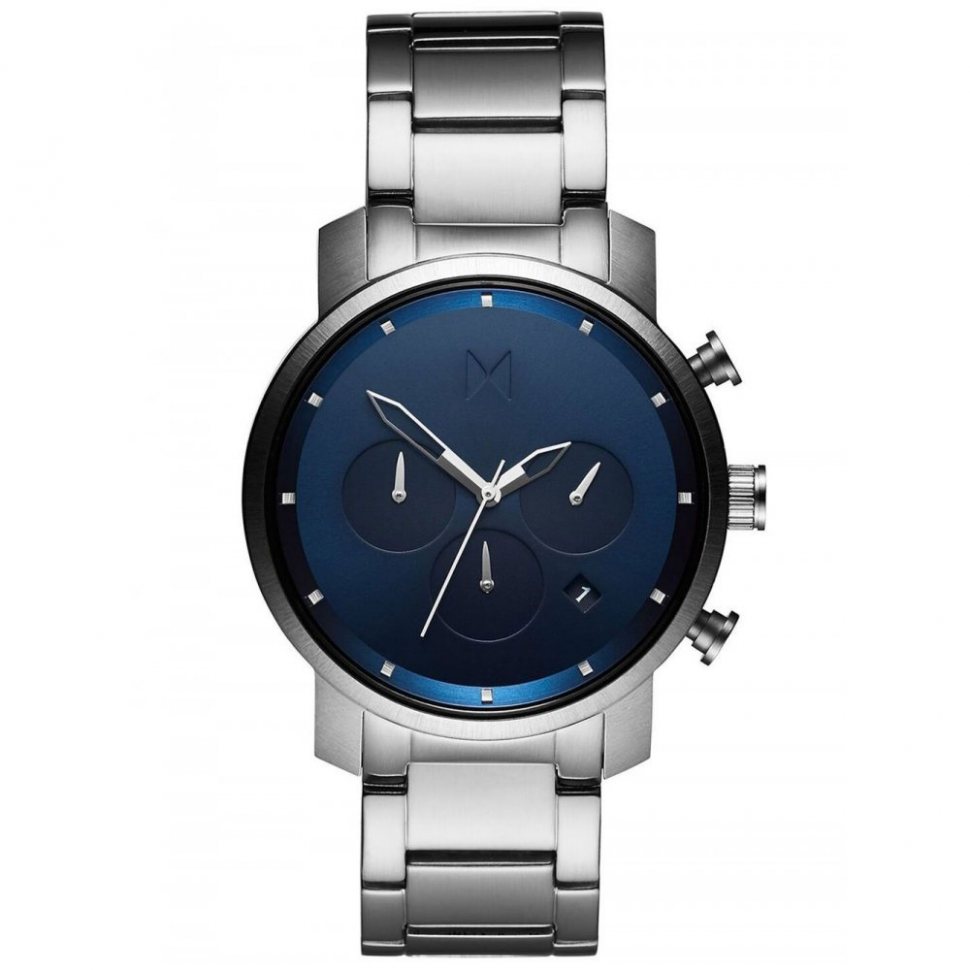 MVMT MC02-SBLU Chrono Midnight Silver 40mm 10ATM