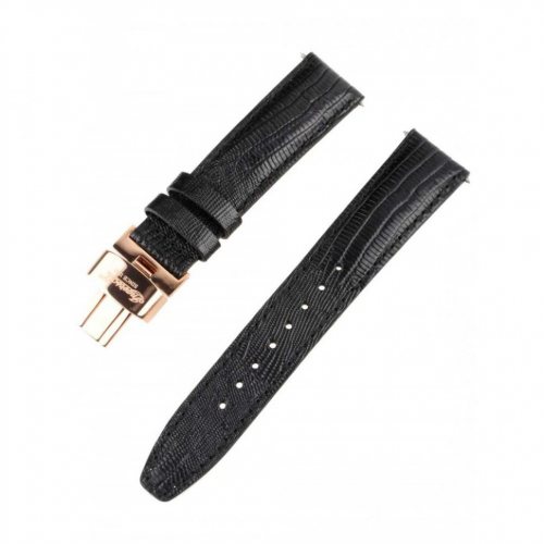 Ingersoll Replacement Strap [20 mm black + rosé buckle Ref. 25038