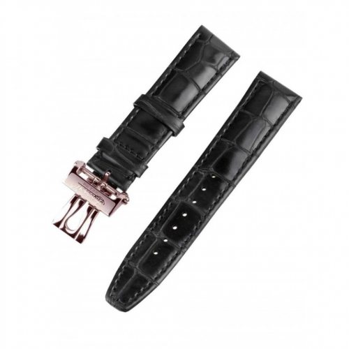 Ingersoll Replacement Strap [24 mm black + rosé buckle Ref. 25043
