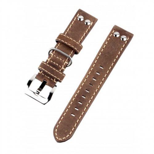 Ingersoll Bison Replacement Strap [22 mm brown + silver buckle Ref. 25054