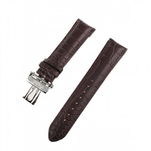 Ingersoll replacement strap [22 mm brown silver clasp Ref. 27179