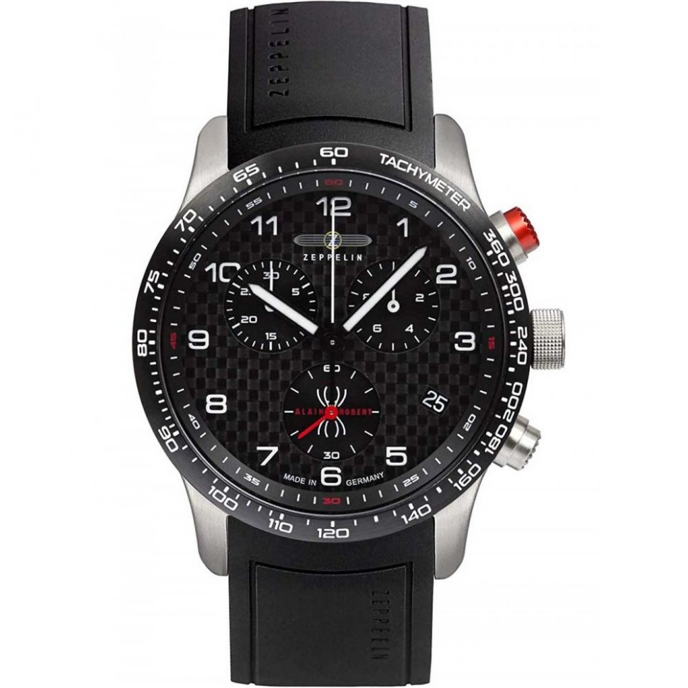 Zeppelin 7294-4KB Night Cruise - Alain Robert chrono 42mm 10ATM