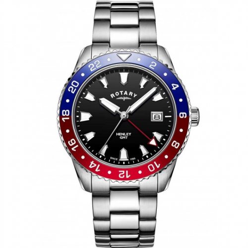 Rotary GB05108/30 Henley men`s watch GMT 42mm 10ATM