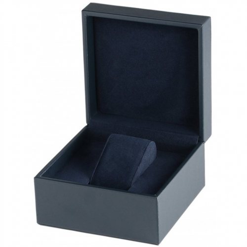 Blue leatherette watch gift box RS-3030-1BLUE