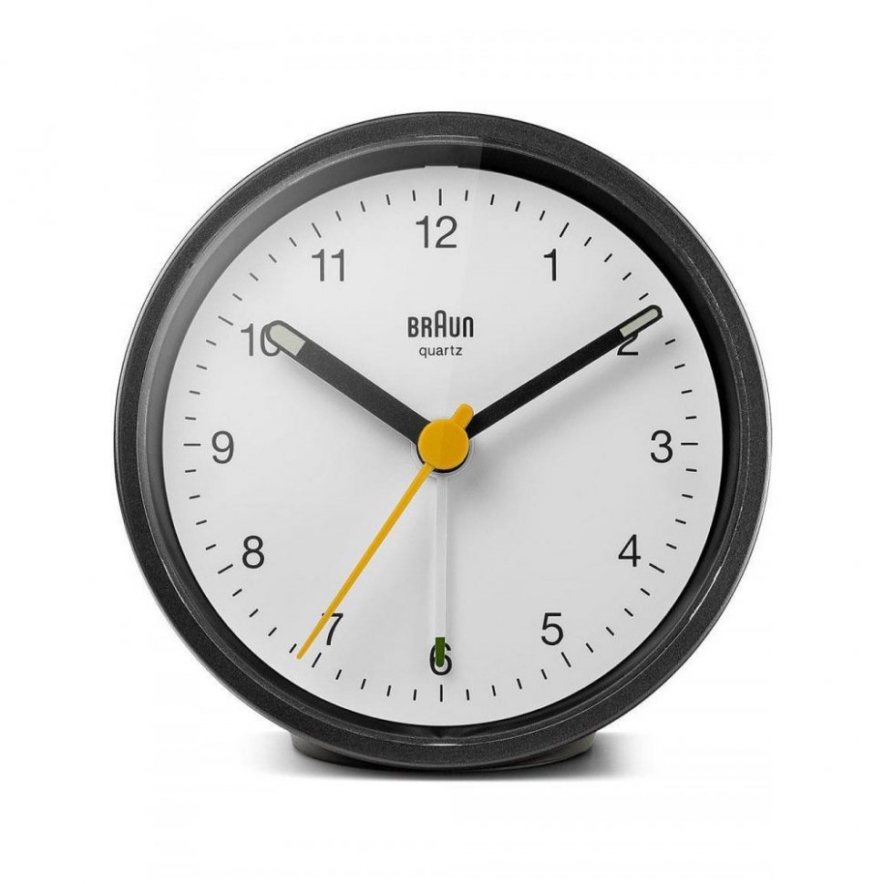 Braun BC12BW classic alarm clock