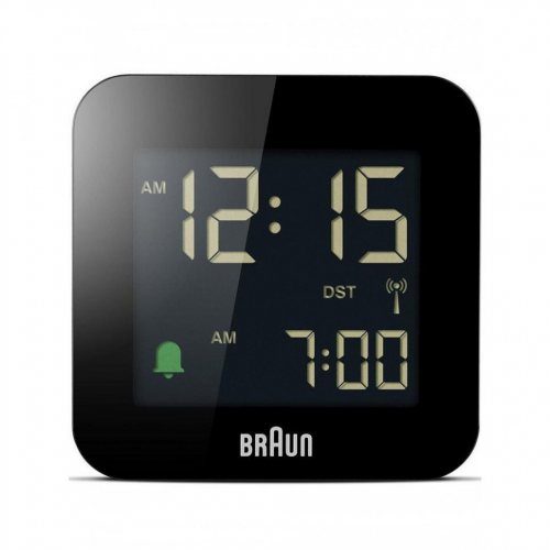 Braun BC08B-DCF digital radio controlled alarm clock