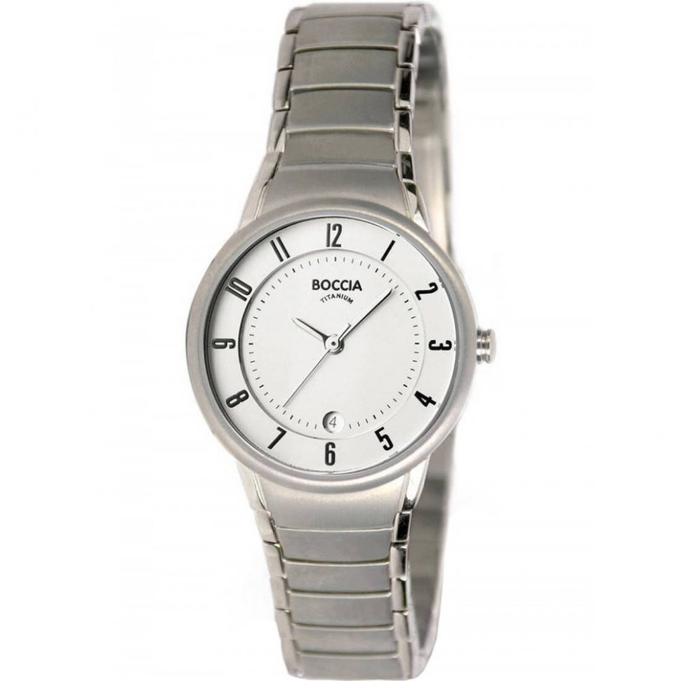 Boccia 3158-01 ladies watch titanium 29mm 5ATM