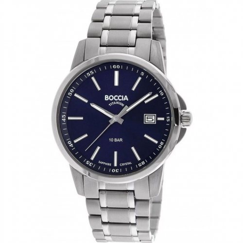 Boccia 3633-04 men`s watch titanium 40mm 10ATM