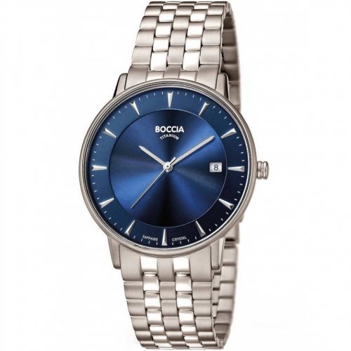 Boccia 3607-03 men`s watch titanium 39mm 5ATM