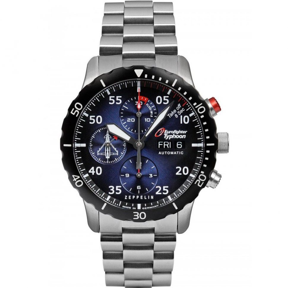 Zeppelin 7218M-3 Eurofighter Typhoon automatic Limited 43mm 20ATM