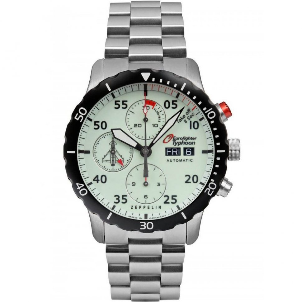 Zeppelin 7218M-5 Eurofighter Typhoon automatic Limited 43mm 10ATM