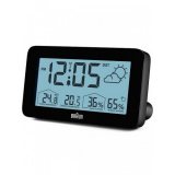 Braun BC13BP-DCF digital radio alarm clock w. weather station