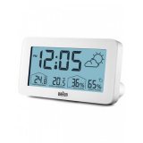 Braun BC13WP digital alarm clock w. weather station