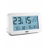Braun BC13WP digital alarm clock w. weather station