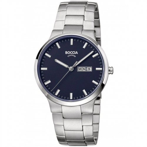 Boccia 3649-02 Men`s Watch Titanium 39mm 5ATM