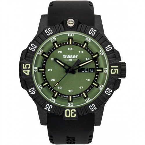 Traser H3 110727 P99 Q Tactical Green 46mm 20ATM