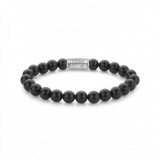 Rebel & Rose Bracelet Black Velvet RR-80089-S-L+ mens