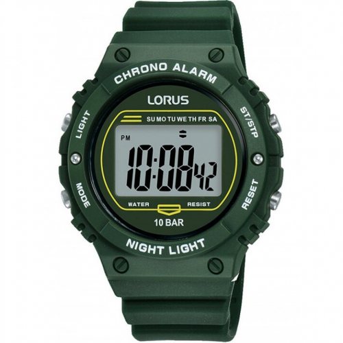 Lorus R2309PX9 Digital Mens Watch 40mm 10ATM