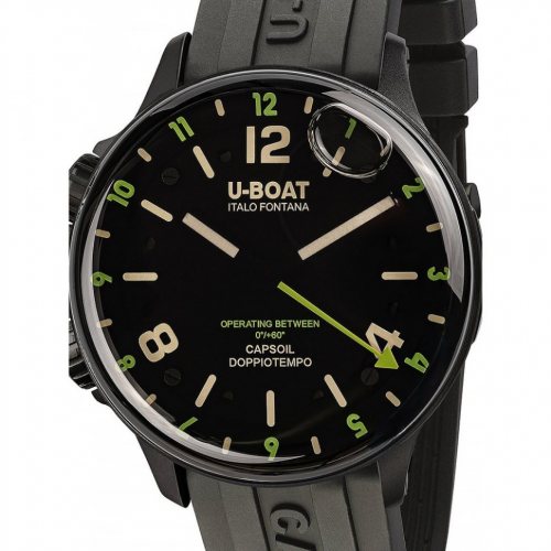 U-Boat 8840/B Capsoil Doppiotempo DLC GMT 45mm 10ATM