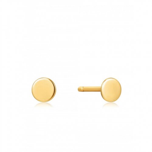 ANIA HAIE Ear Studs Disc Gold 14K EAU001-04YG