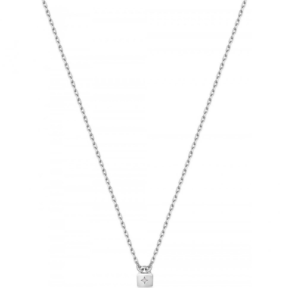 ANIA HAIE N032-02H Underlock & Key Ladies Necklace, adjustable