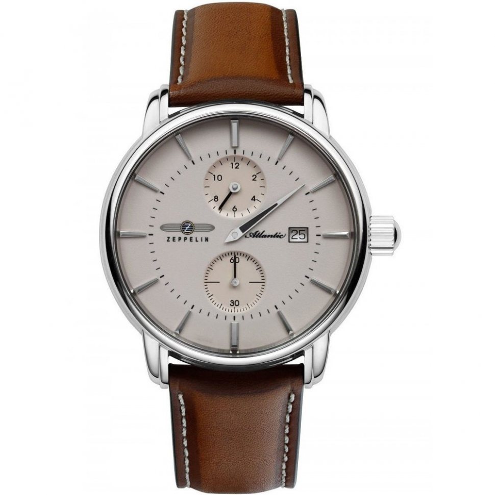 Zeppelin 8426-5 Atlatnic Automatic Mens Watch 43mm 5ATM