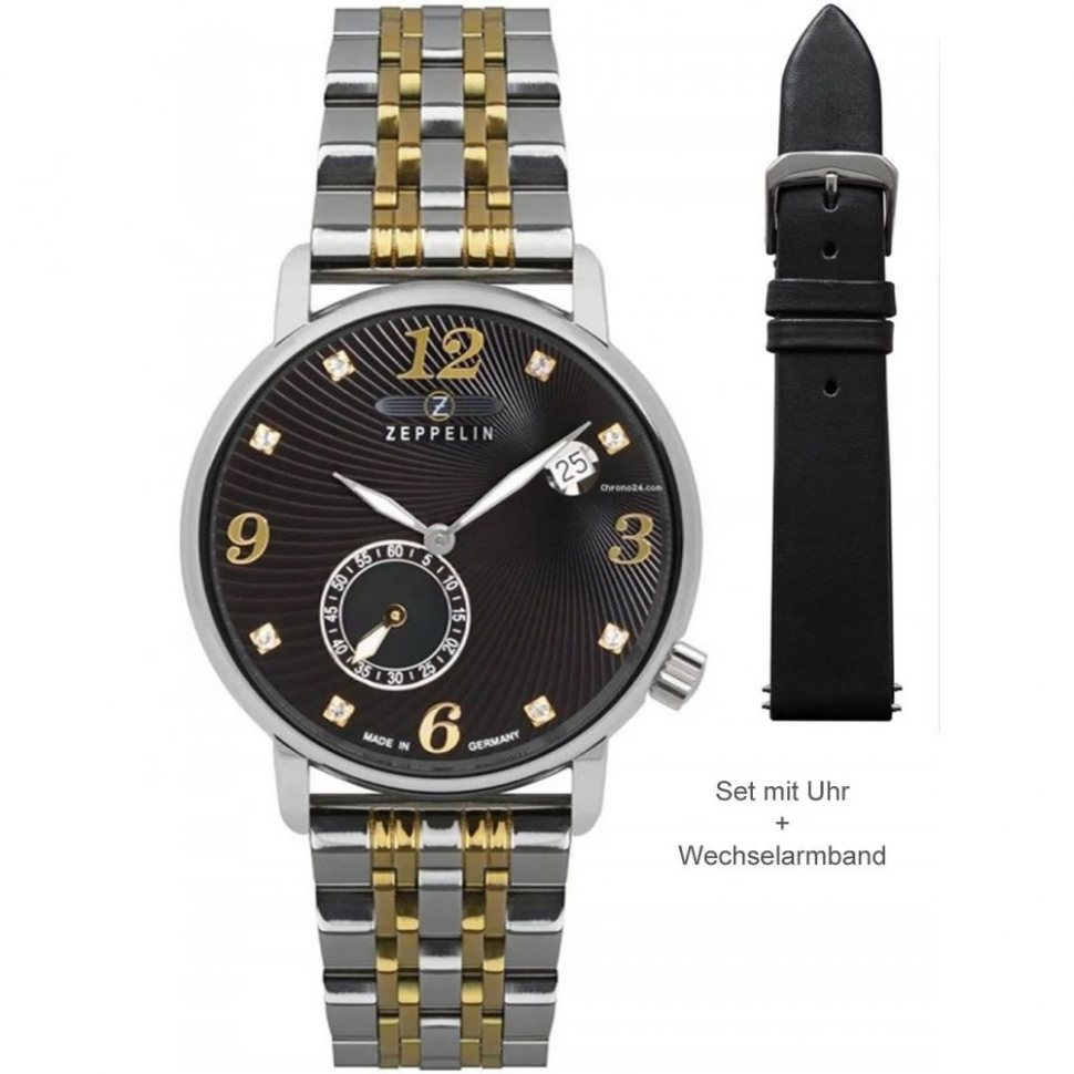 Zeppelin 7633M-2 Luna Set Ladies Watch 36mm 5ATM