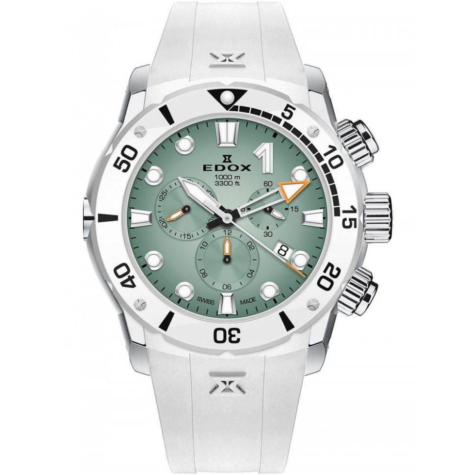 Edox 10242-TINBN-VIDNO CO-1 Chronograph Mens Watch 45mm 100ATM