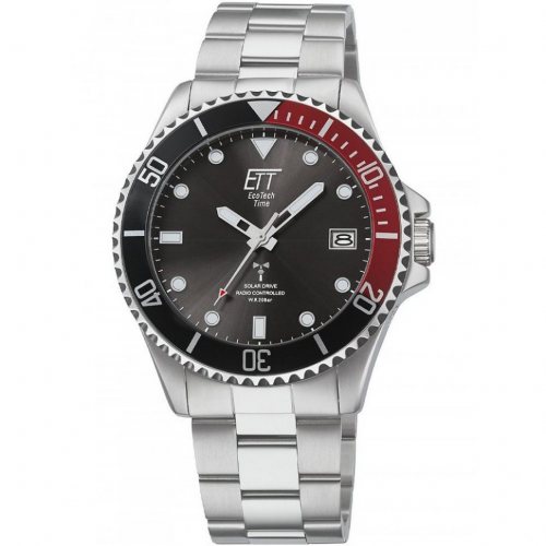 ETT EGS-11604-25M Professional Solar Radio Controlled Mens Watch 44mm 20ATM