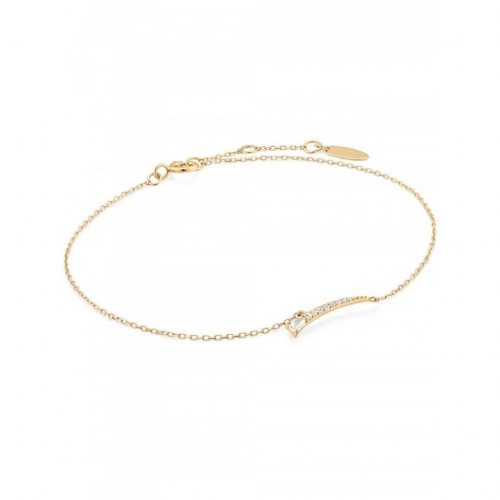 ANIA HAIE BAU007-01YG Afterglow Bracelet with White Sapphire Gold 14K