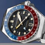 Spinnaker SP-5119-44 Dumas Automatic GMT Mens Watch 44mm 30ATM
