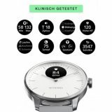 Withings HWA11-model 3-All-Int ScanWatch Light White 37 mm 5ATM 