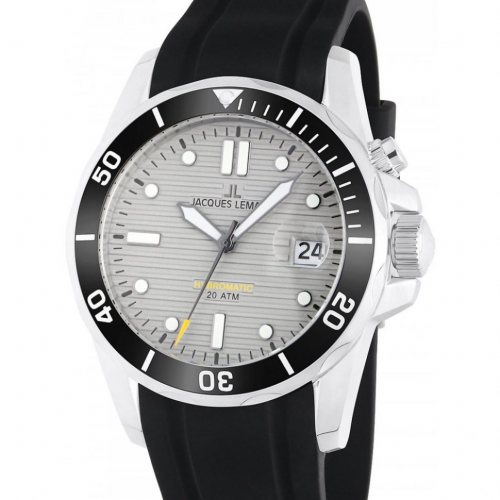 Jacques Lemans 1-2170B Hybromatic Diver Mens Watch 41mm 20ATM