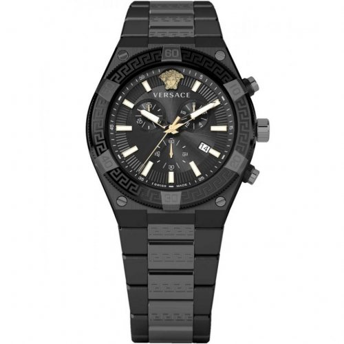 Versace VESO01022 Mens Watch Sport Greca Chrono 46mm 5ATM