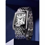 Frederique Constant FC-235S2C6B Ladies Watch Classic Karree 25mm 3ATM