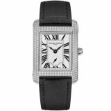 Frederique Constant FC-235S2D6 Ladies Watch Classic Karree 158 Diamonds 25mm 3ATM