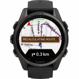 Garmin 010-02903-21 Mens Watch fenix 8 AMOLED Sapphire crystal silicone strap 43mm 10ATM