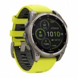 Garmin 010-02906-21 Mens Watch fenix 8 Solar Sapphire crystal silicone strap 47mm 10ATM