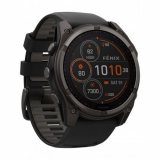 Garmin 010-02907-11 Mens Watch fenix 8 Solar Sapphire crystal silicone strap 51mm 10ATM
