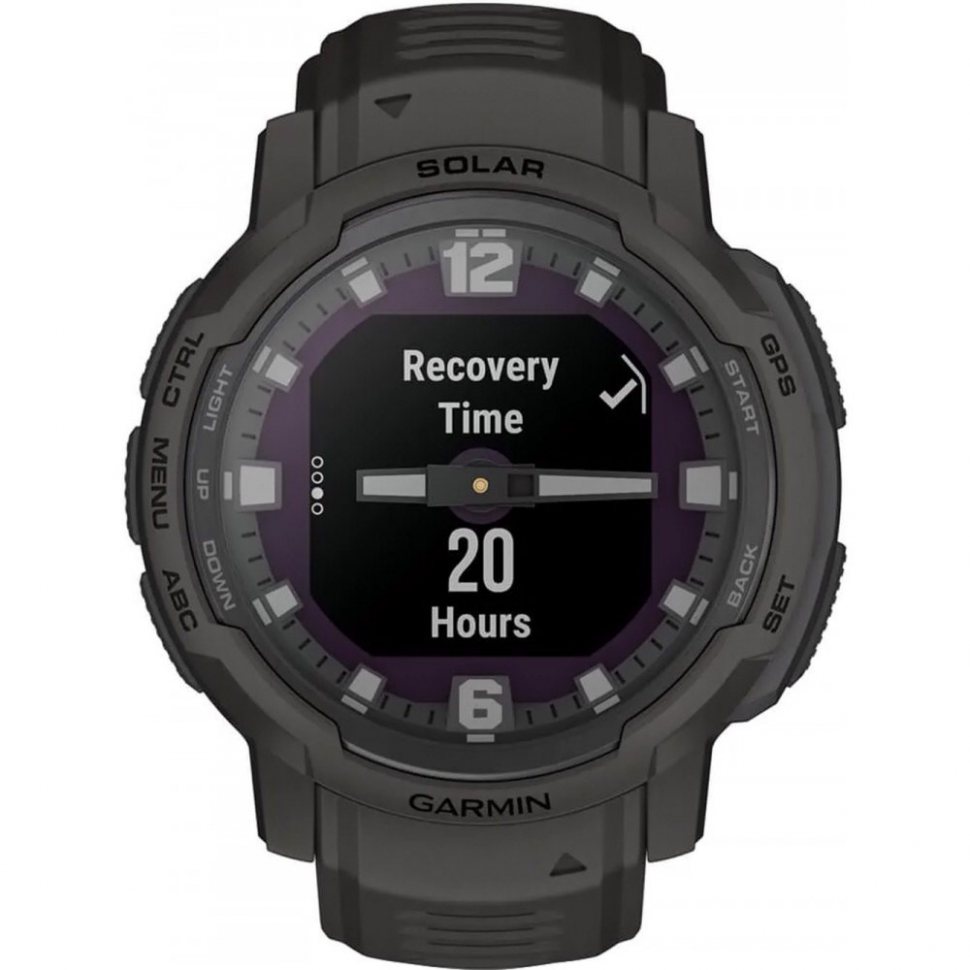 Garmin 010-02730-01 Mens Watch Instinct Crossover Solar 45mm 10ATM