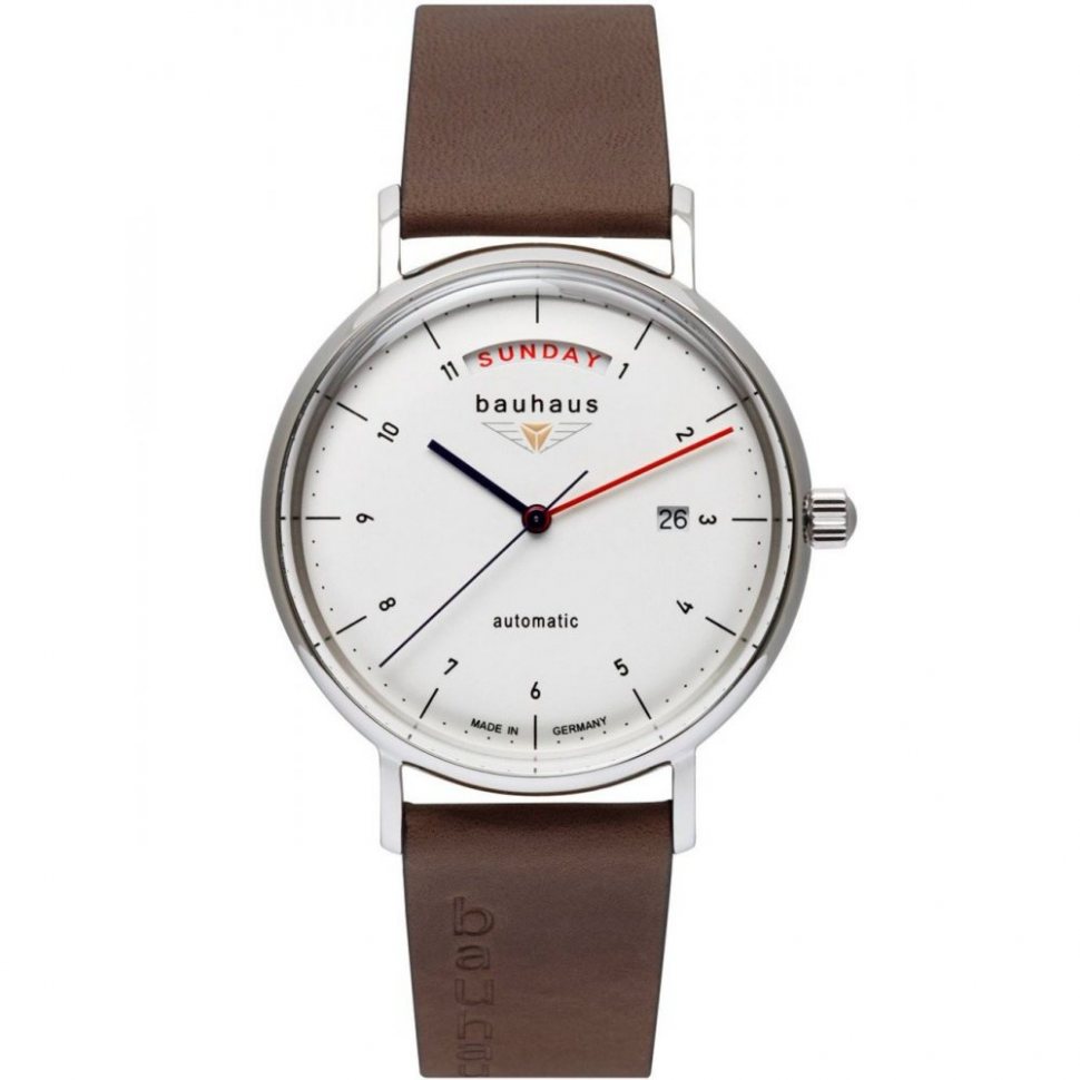 Bauhaus 2162-1 Mens Watch Classic Automatic 41mm 5ATM