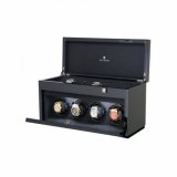 Paul Design Watch Winder Gentlemen 4+6 Black Highgloss 20057