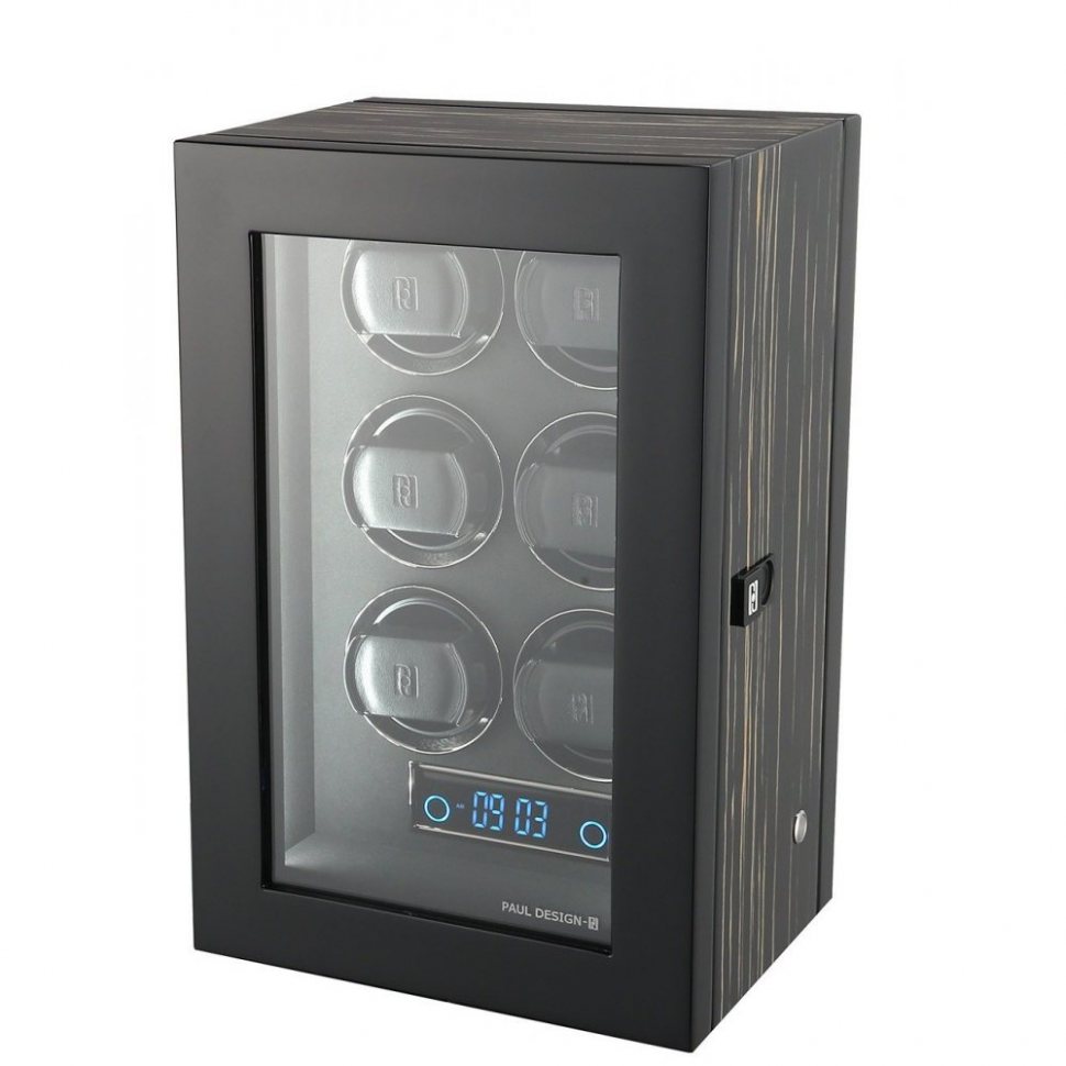 Paul Design Watch Winder Gentlemen 6 Black Shadow 20102