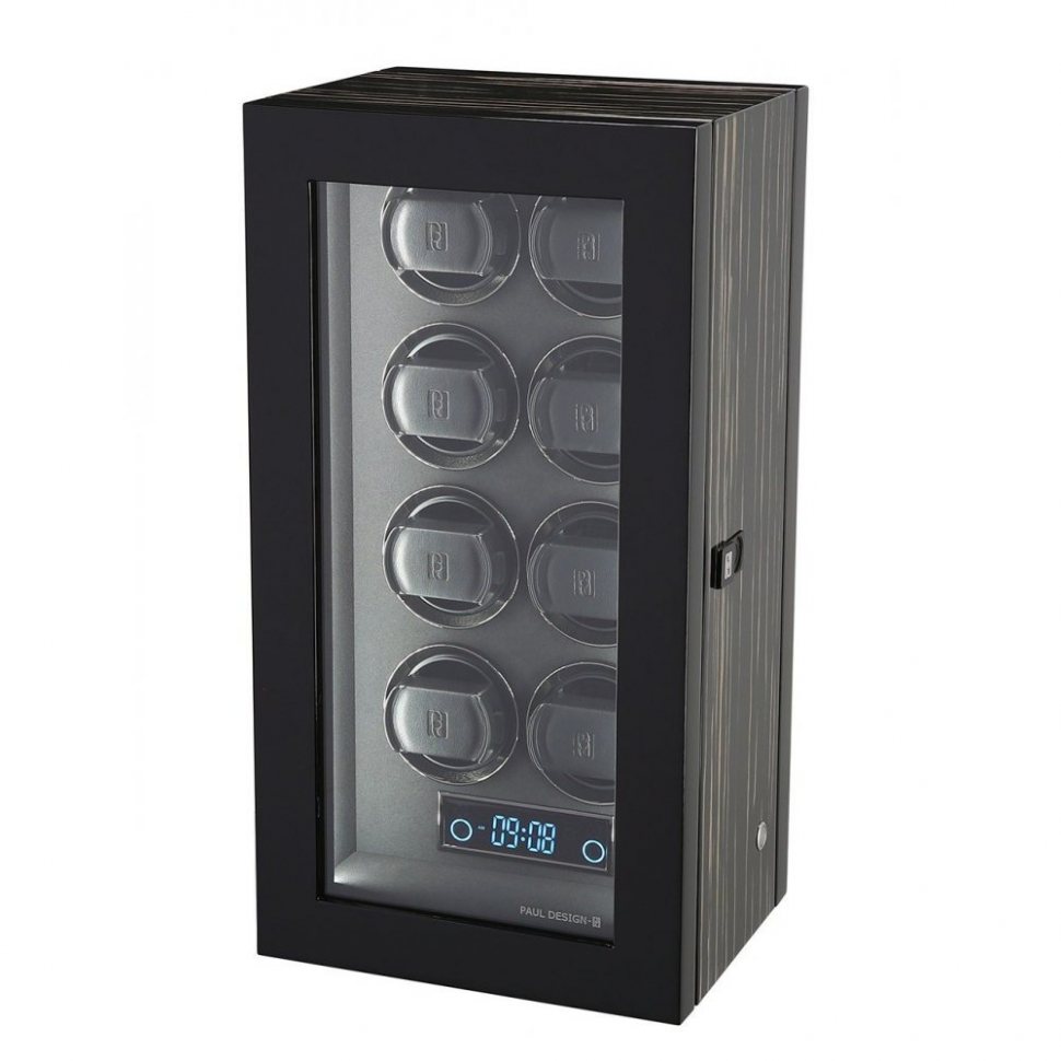 Paul Design Watch Winder Gentlemen 8 Black Shadow 20104