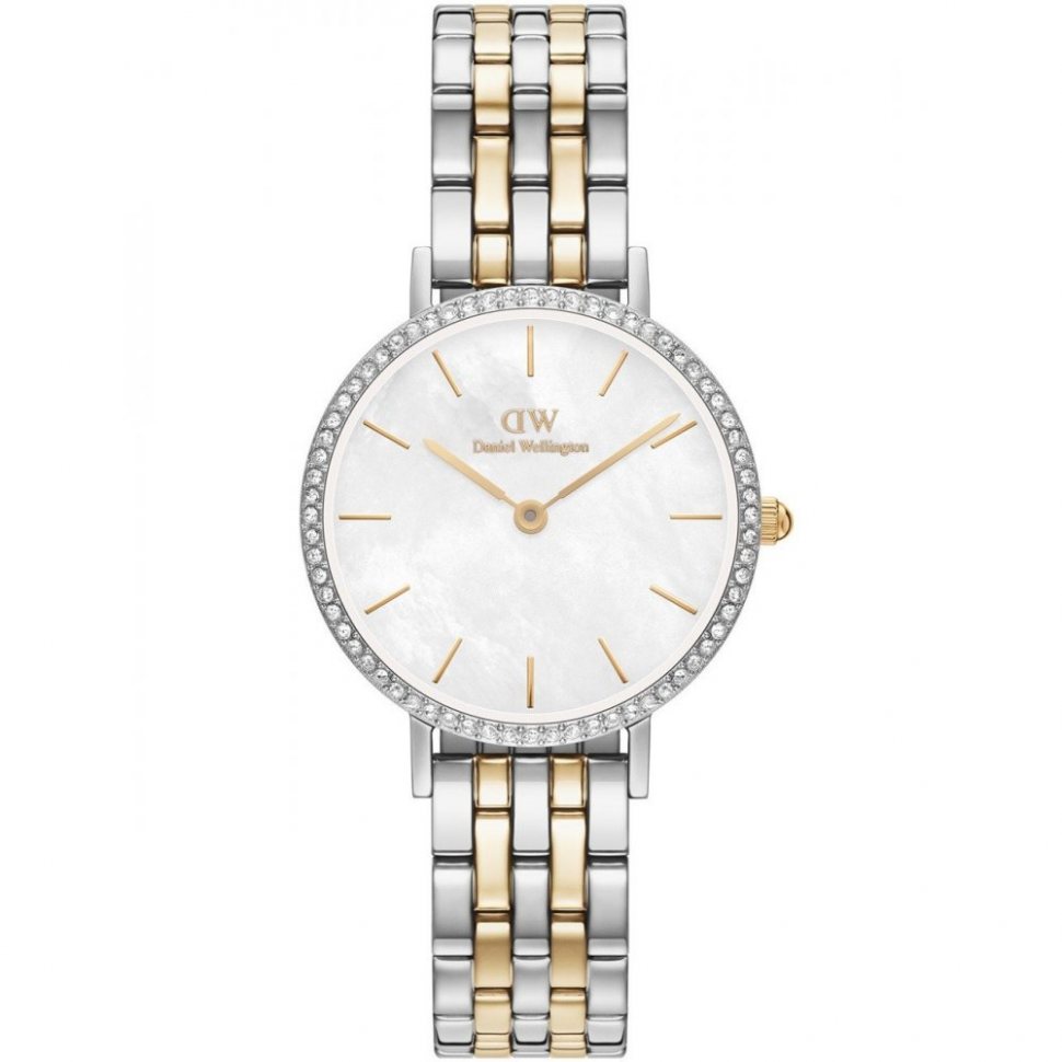 Daniel Wellington DW00100665 Petite Lumine Bezel 5-Link Two-Tone 28mm 3ATM 