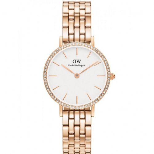 Daniel Wellington DW00100666 Petite Lumine Bezel 5-Link Melrose 28mm 3ATM 